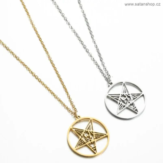 Náhrdelník - Baphomet - 316L - mini